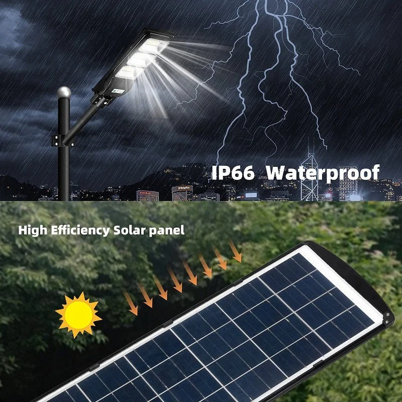 Lámpara Solar de Alta Potencia con sensor (400 watts)