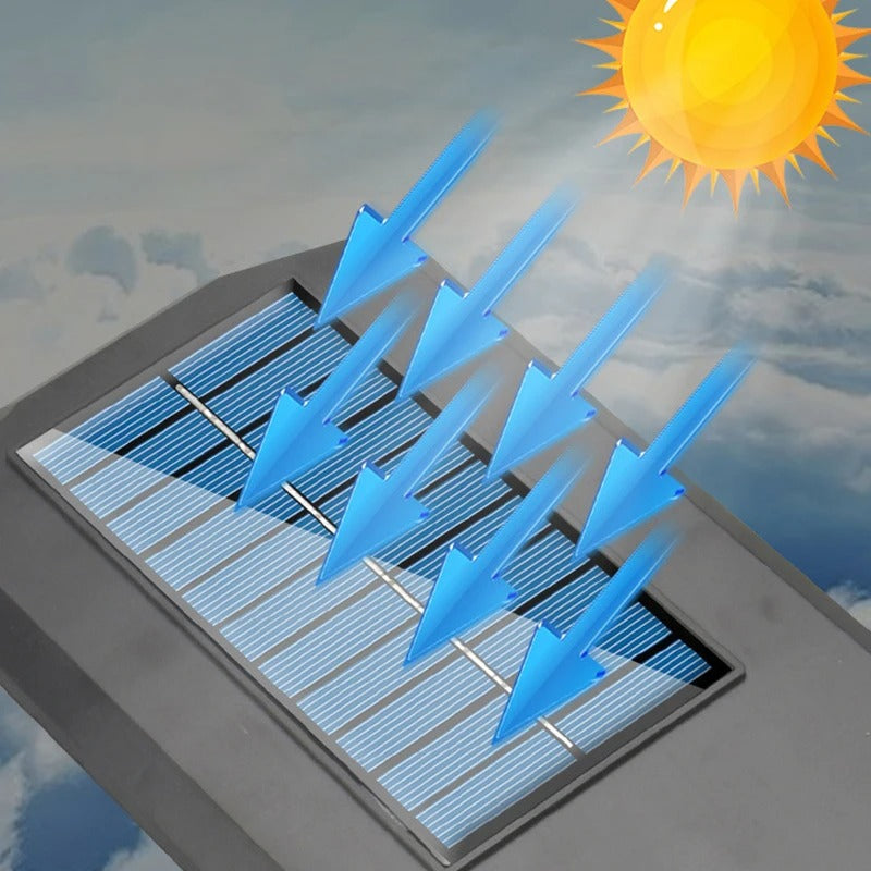 Lámpara Solar de Alta Potencia con sensor (400 watts)